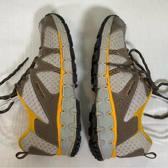 Mountrek Woodland Trail Hiking Shoes Sneakers-Tan/Gray/Yellow-Women Size 7.5 - Picture 2 of 12